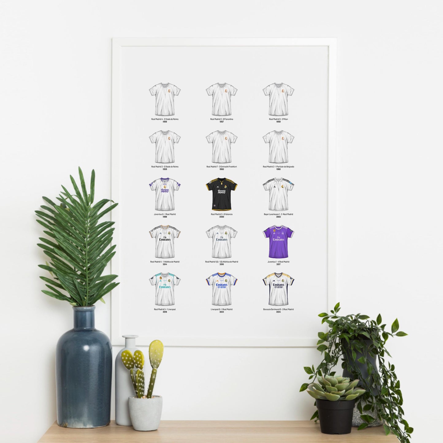 Camisetas Champions - Lámina
