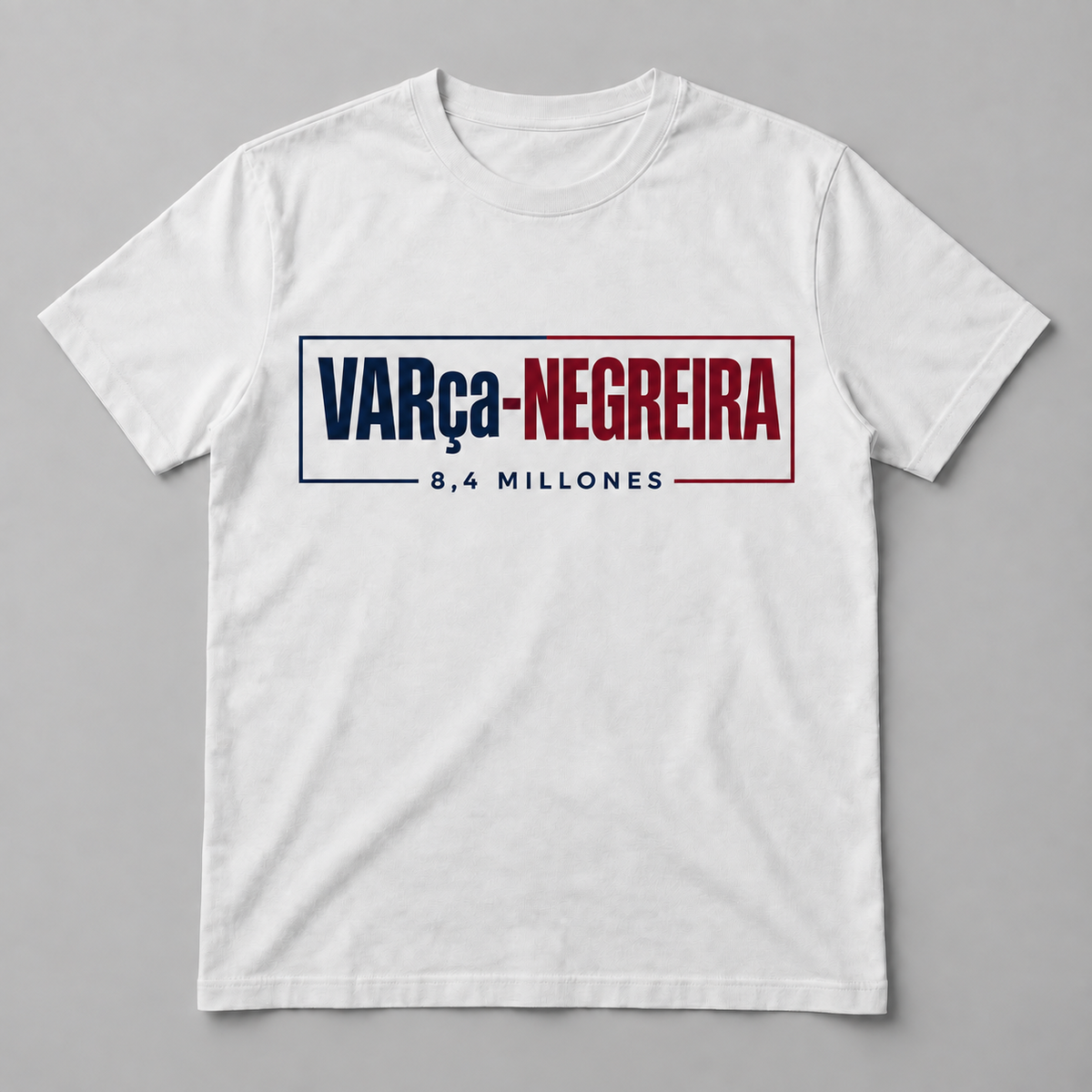 Camiseta VARça-Negreira 8,4 Millones | Fanáticos Real Madrid