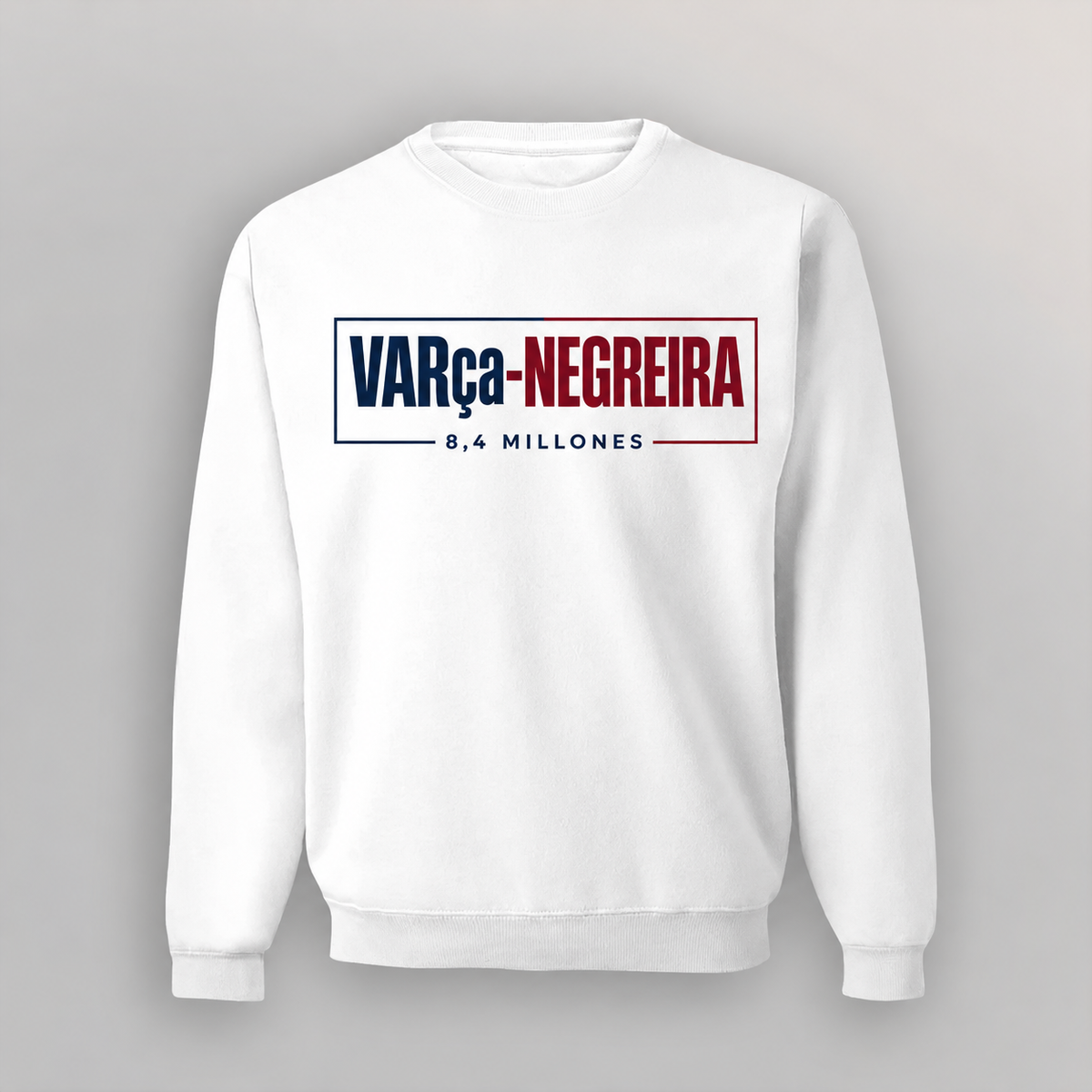 Sudadera VARça-Negreira 8,4 Millones | Fanáticos Real Madrid