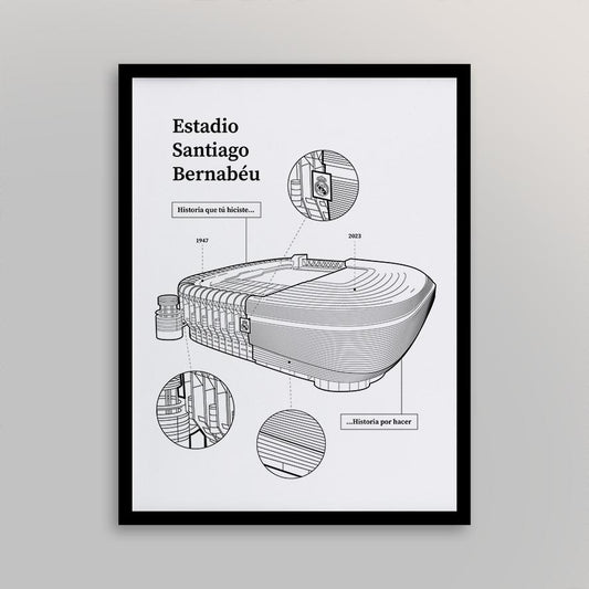 Santiago Bernabéu - Lámina