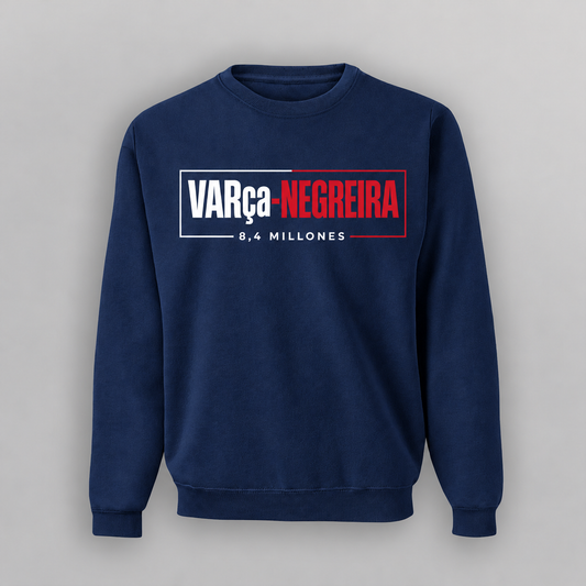 Sudadera VARça-Negreira 8,4 Millones | Fanáticos Real Madrid